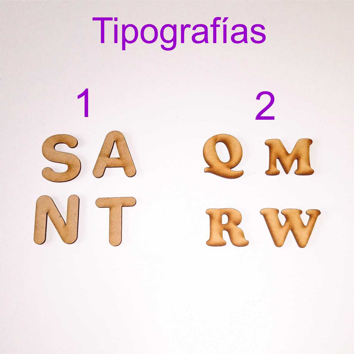 Letras y Números