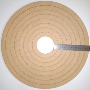 Pack 8 aros - 12 a 40cm de diámetro (borde 2cm)