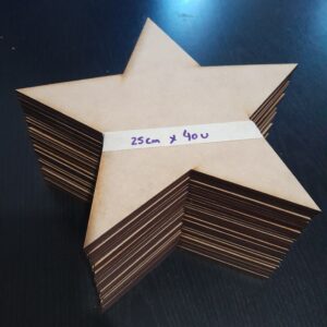 Estrellas 25cm x 40 unidades - LIQUIDACIÓN